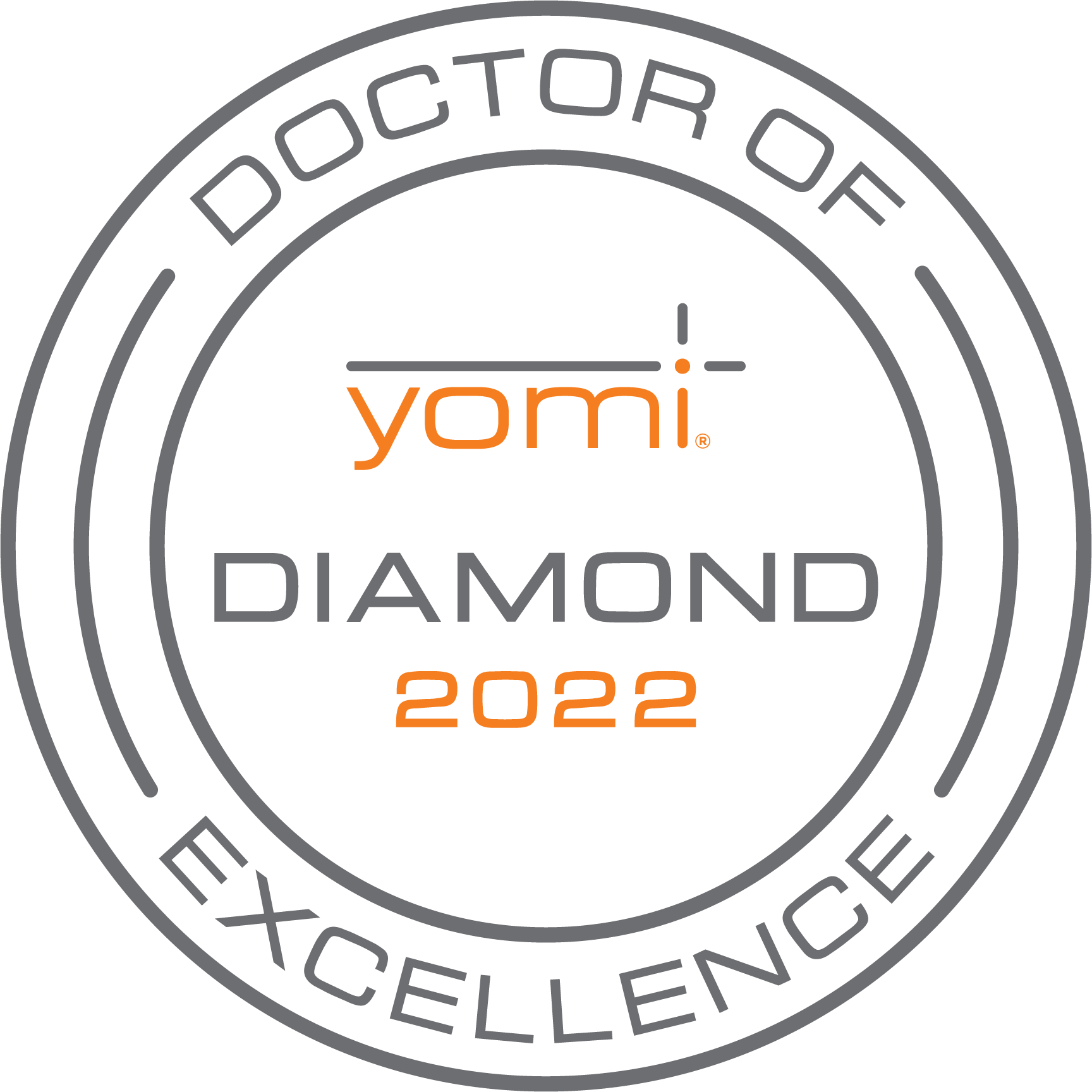 Yumi Doctor of Excellence 2022 Diamond Badge