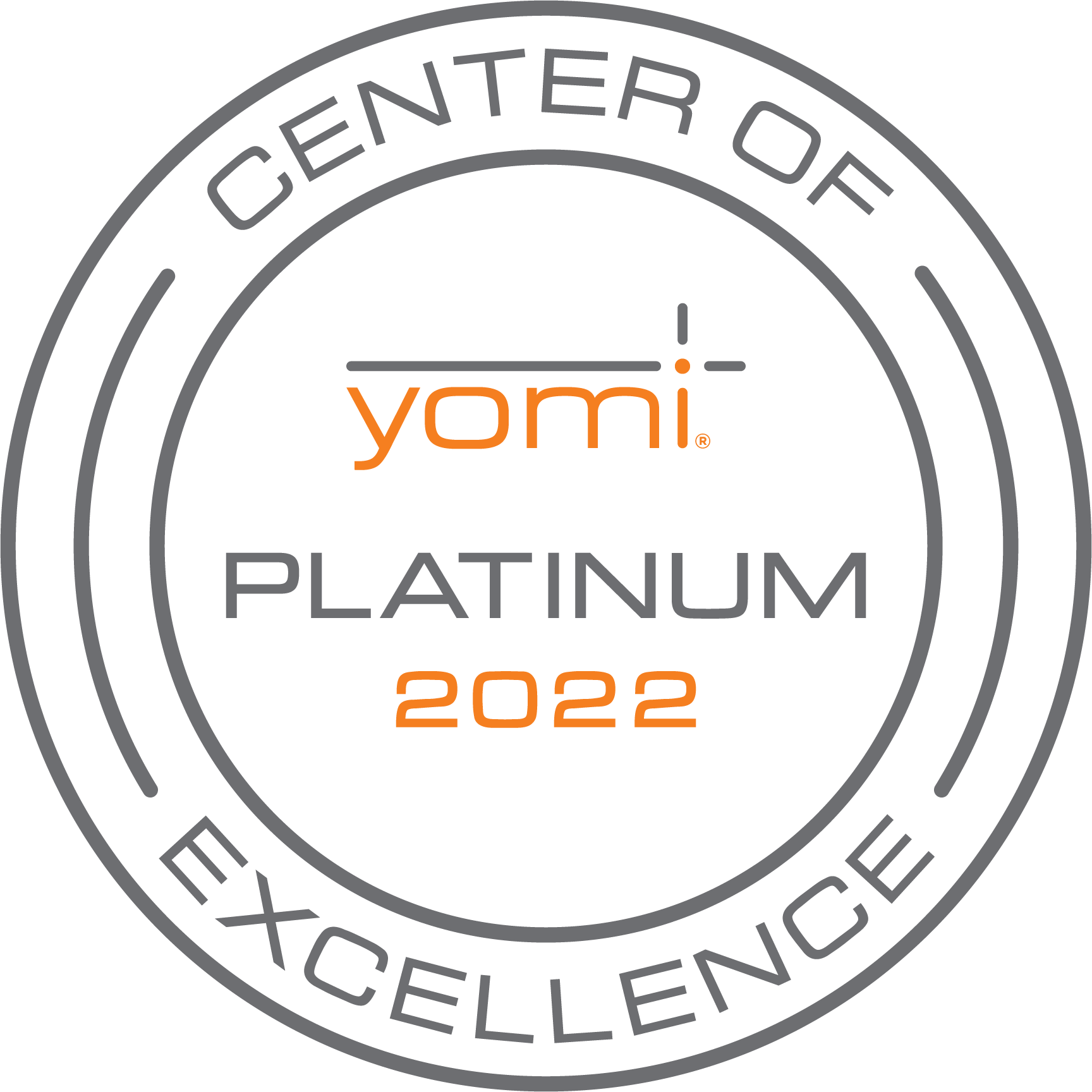 Yumi Center of Excellence 2022 Platinum Badge
